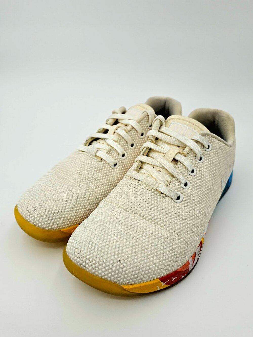 NOBULL SuperFabric Trainer Shoes Sneakers Multicolor Sunrise Womens 9/ Mens 7.5